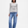 Modern T-shirt met ronde hals