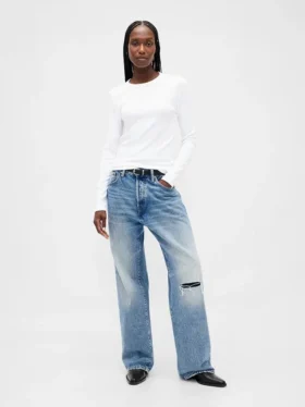 Modern T-shirt met ronde hals
