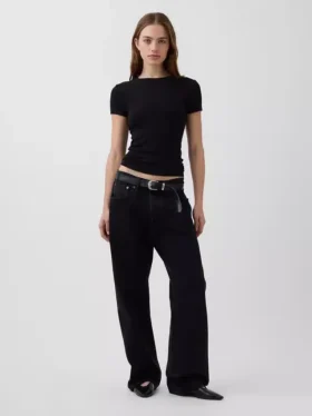 Modern T-shirt met ronde hals