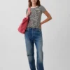Modern T-shirt met ronde hals