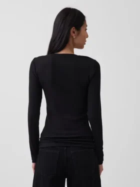 Modern T-shirt met ronde hals
