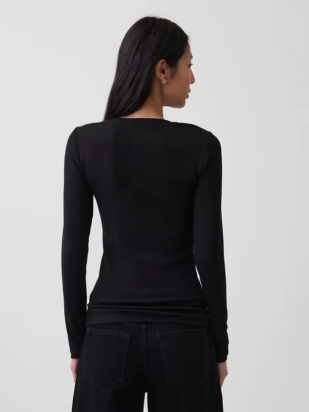 Modern T-shirt met ronde hals