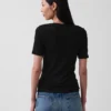 Modern T-shirt met ronde hals