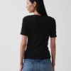 Modern T-shirt met ronde hals