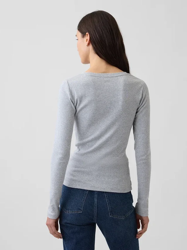 Modern T-shirt met ronde hals