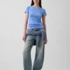 Modern T-shirt met ronde hals
