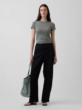 Modern T-shirt met ronde hals