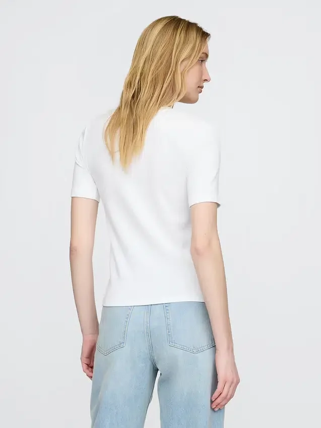 Modern T-shirt met ronde hals