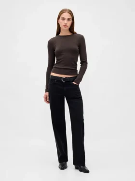 Modern T-shirt met ronde hals