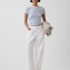 Modern T-shirt met ronde hals