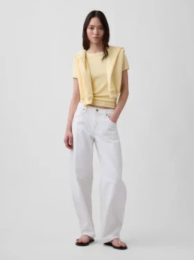Modern T-shirt met ronde hals