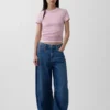 Modern T-shirt met ronde hals