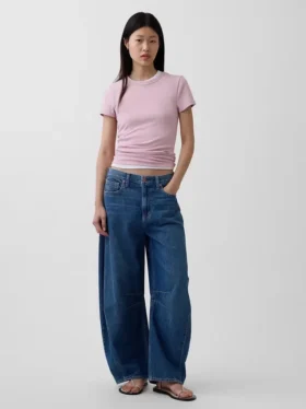 Modern T-shirt met ronde hals