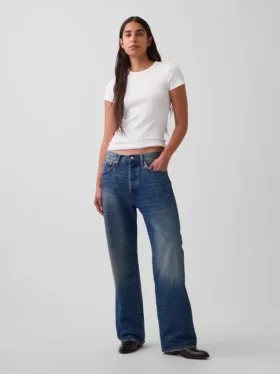 Modern T-shirt met ronde hals
