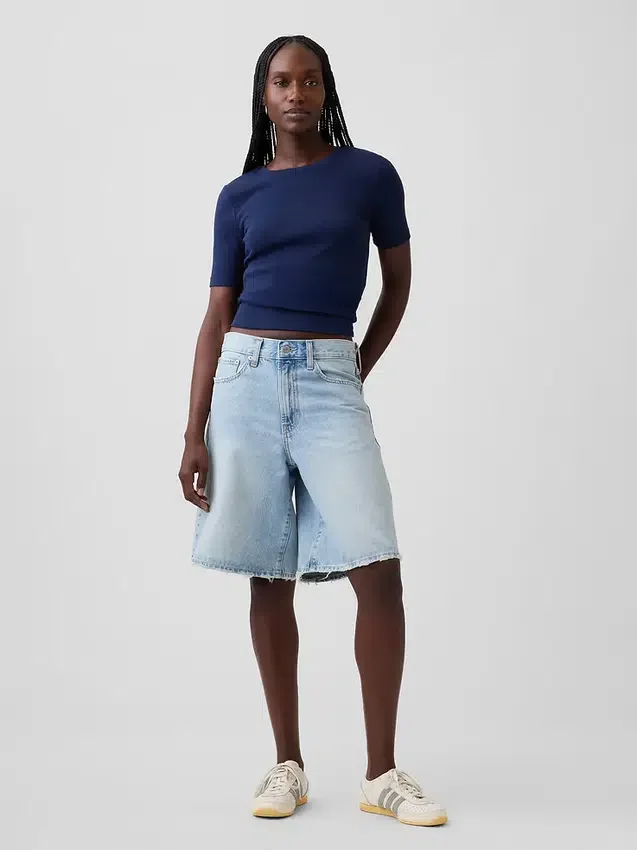 Modern T-shirt met ronde hals