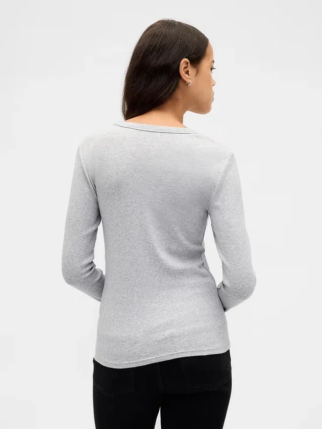 Modern T-shirt met ronde hals