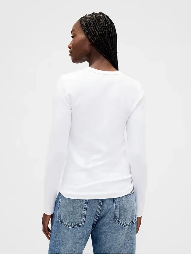 Modern T-shirt met ronde hals