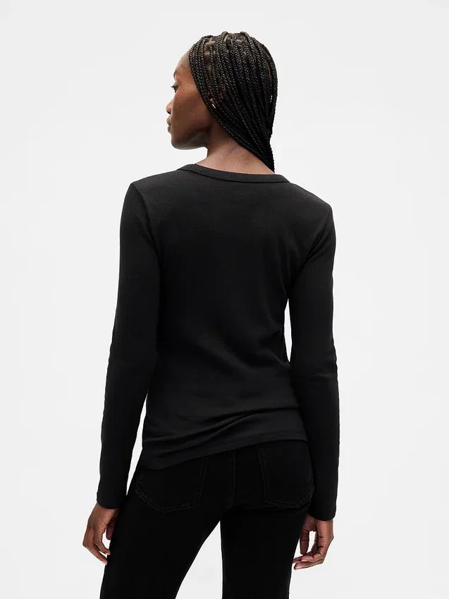 Modern T-shirt met ronde hals