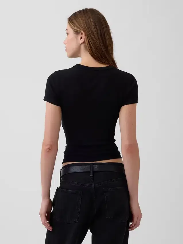 Modern T-shirt met ronde hals