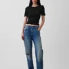 Modern T-shirt met ronde hals