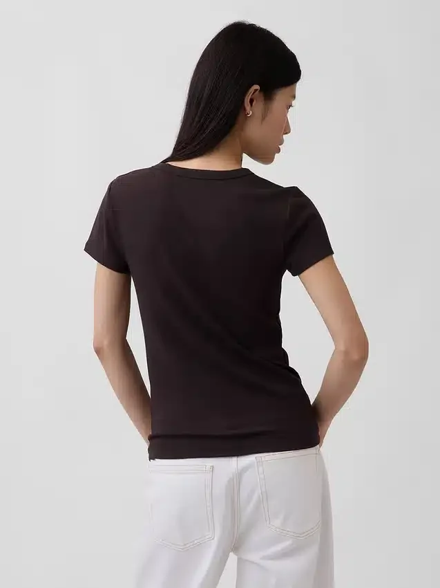 Modern T-shirt met ronde hals