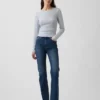 Modern T-shirt met ronde hals