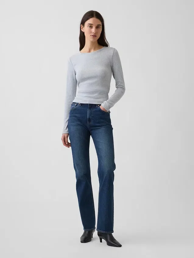 Modern T-shirt met ronde hals