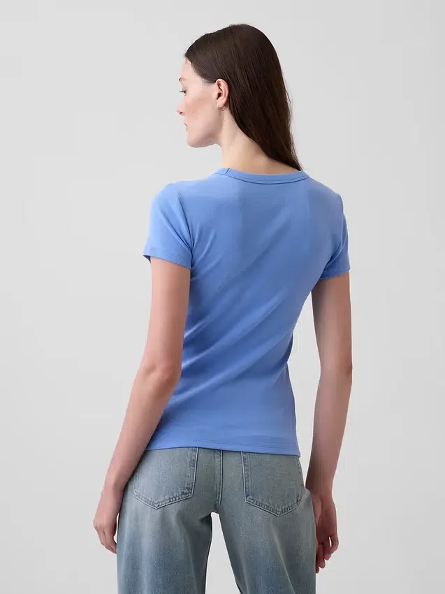 Modern T-shirt met ronde hals