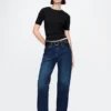 Modern T-shirt met ronde hals