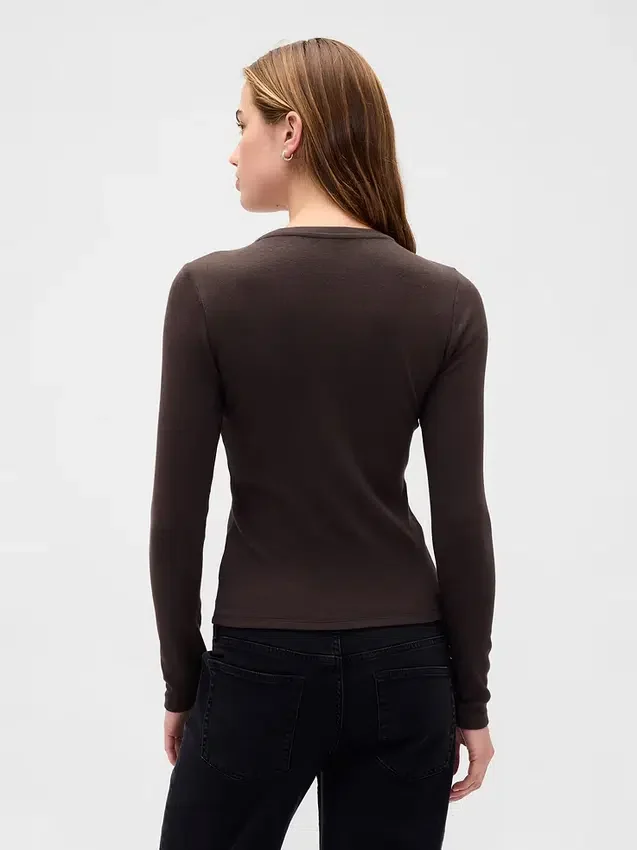 Modern T-shirt met ronde hals