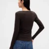 Modern T-shirt met ronde hals