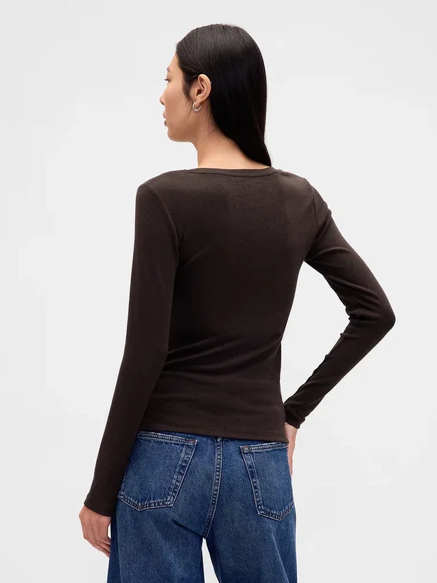 Modern T-shirt met ronde hals