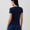 Modern T-shirt met ronde hals