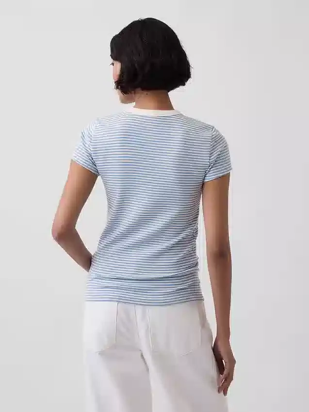 Modern T-shirt met ronde hals