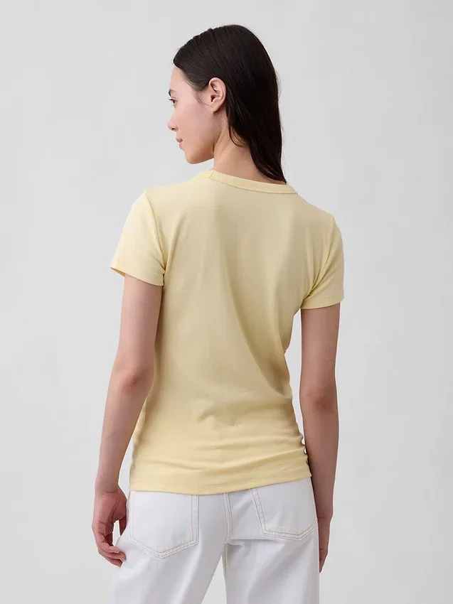 Modern T-shirt met ronde hals