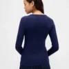 Modern T-shirt met ronde hals