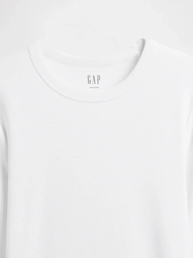 Modern T-shirt met ronde hals