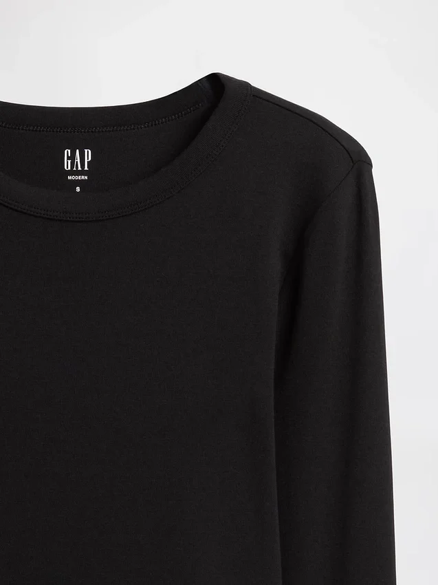 Modern T-shirt met ronde hals