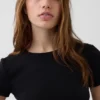 Modern T-shirt met ronde hals