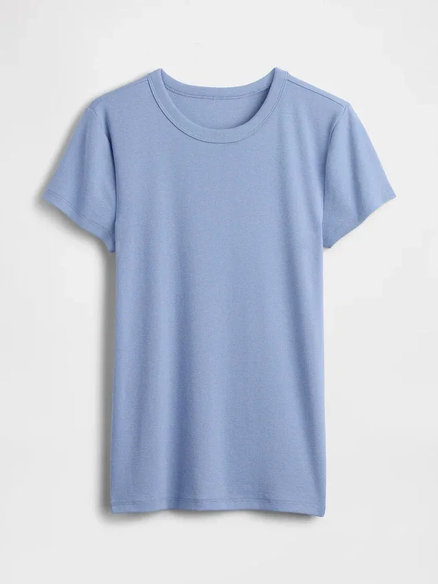 Modern T-shirt met ronde hals