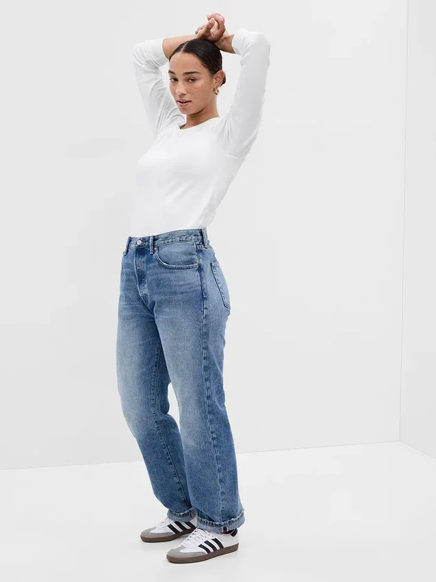 Modern T-shirt met ronde hals
