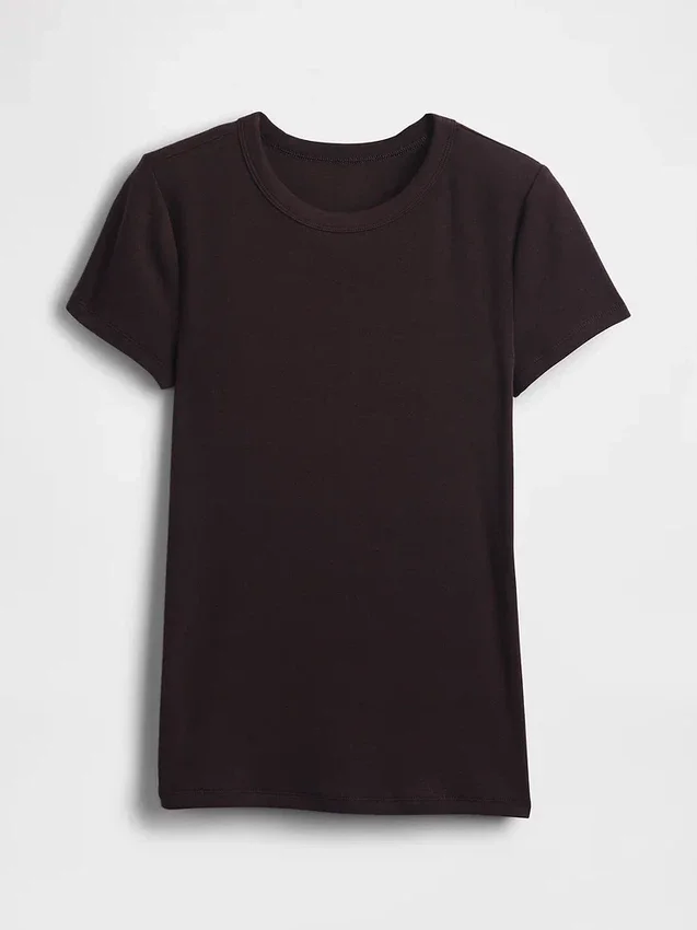 Modern T-shirt met ronde hals