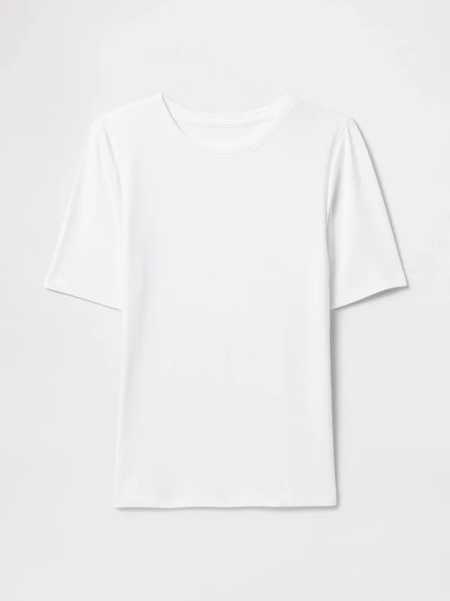 Modern T-shirt met ronde hals