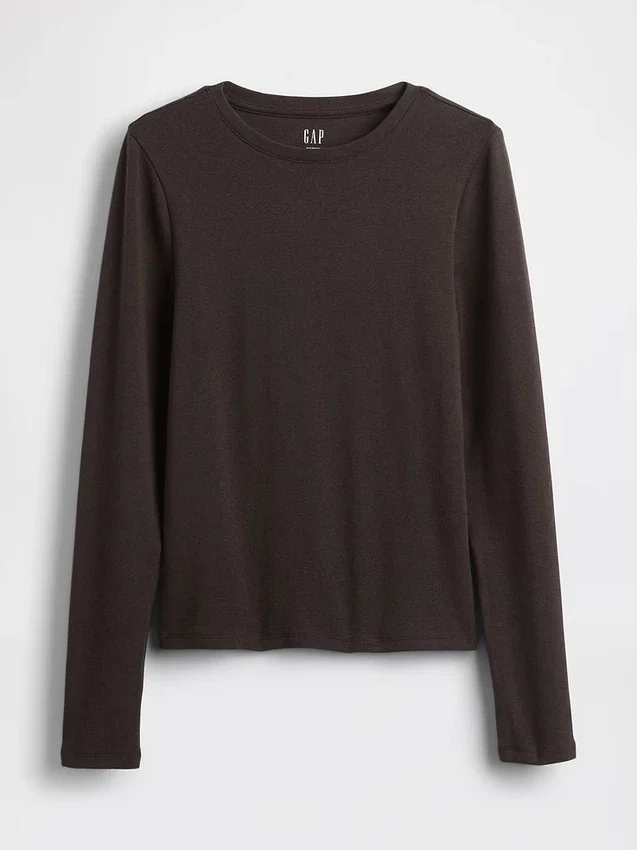 Modern T-shirt met ronde hals