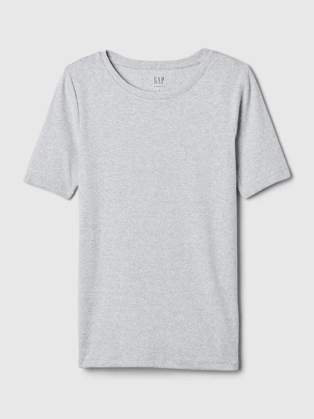 Modern T-shirt met ronde hals