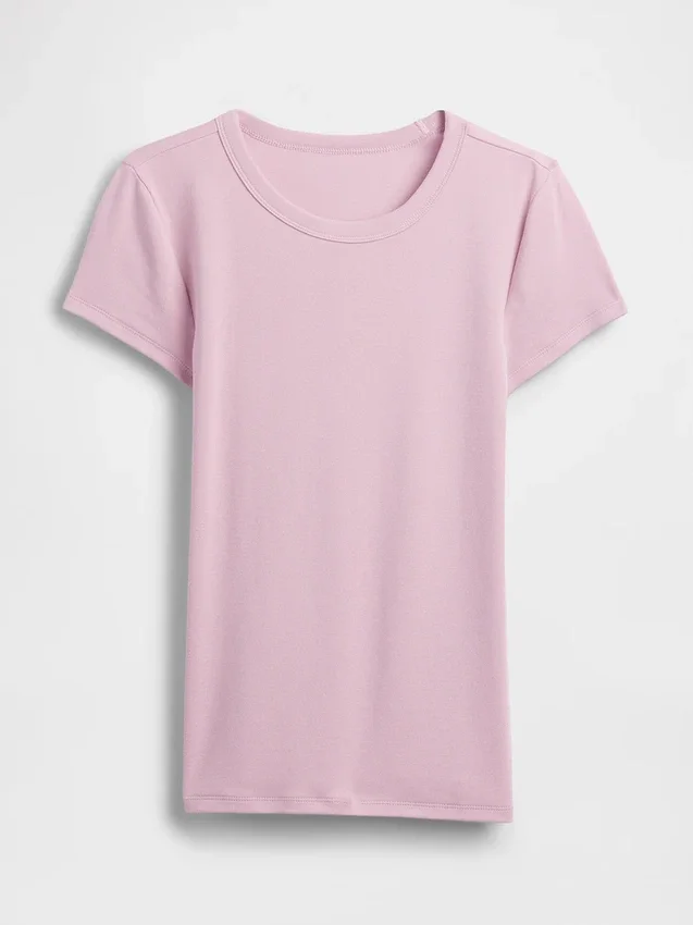 Modern T-shirt met ronde hals