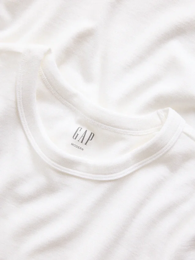Modern T-shirt met ronde hals