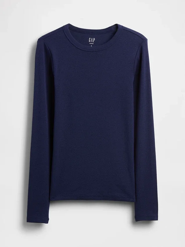Modern T-shirt met ronde hals
