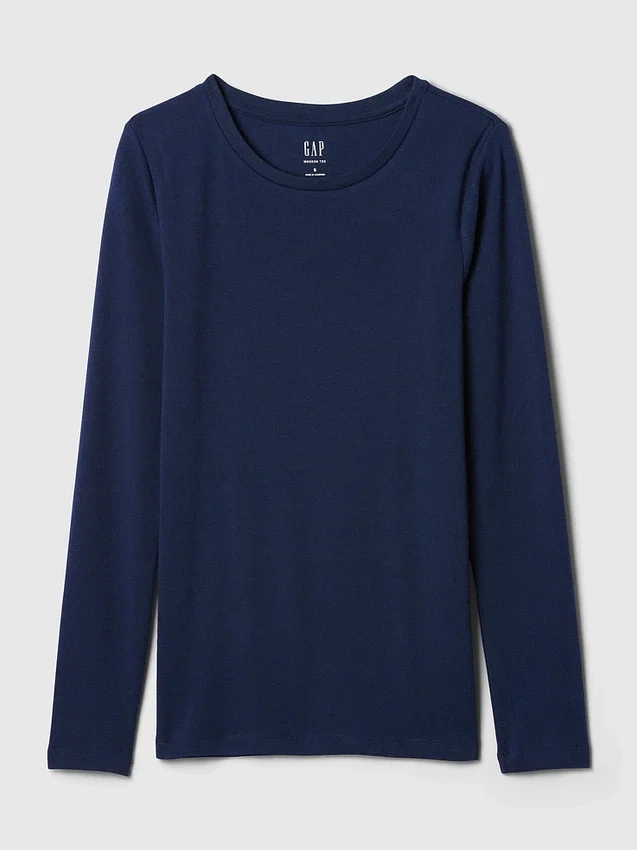 Modern T-shirt met ronde hals