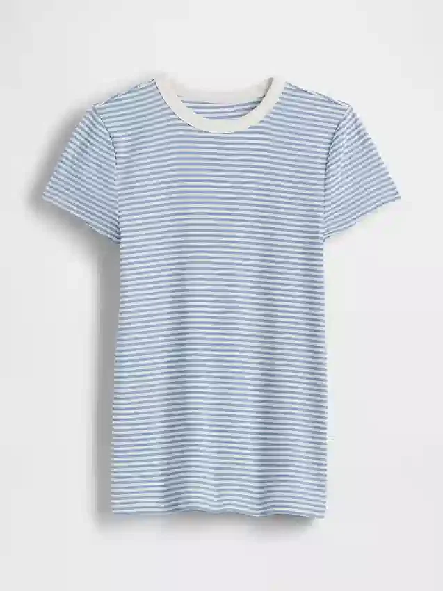 Modern T-shirt met ronde hals